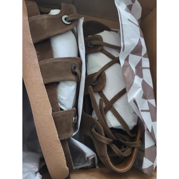 New Anthropologie Tie-Up Gladiator Brown Sandals - Size 6.5-7US (EU 37) - Picture 5 of 5